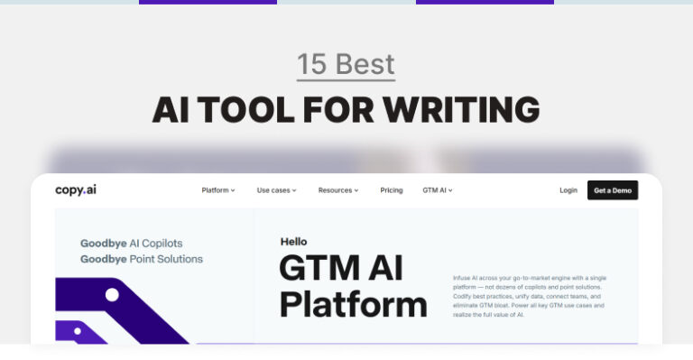 15 Best AI Tool For Writing